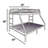 Kuehl Bunk Bed with Built-in Ladder-33419562-33419561