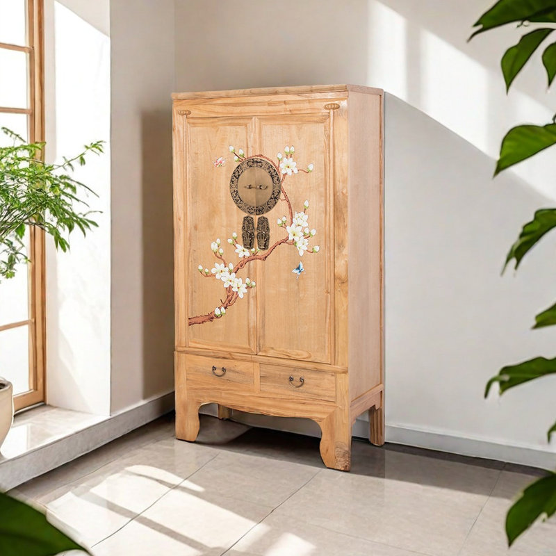 Armoire de rangement pour chaussures en bois massif 15 paires