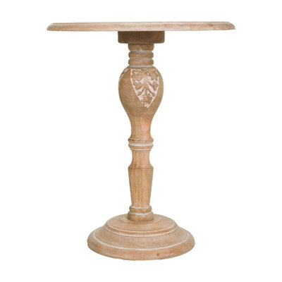 Curnutt Solid Wood Pedestal Coffee Table