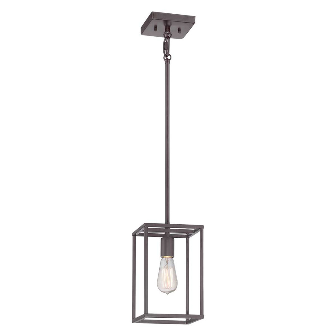 Reidsville 1 - Light Western Bronze Square/Rectangle Pendant