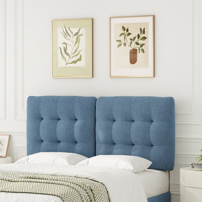 Tête de lit tapissier à hauteur ajustable de 39 po à 44 po