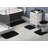 Mccluney Ultra Soft Traditional Nylon 5 Piece Bath Rug Set with Non-Slip Backing-849900869