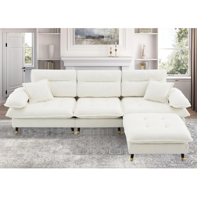 L Shaped Convertible Sectional Sofa