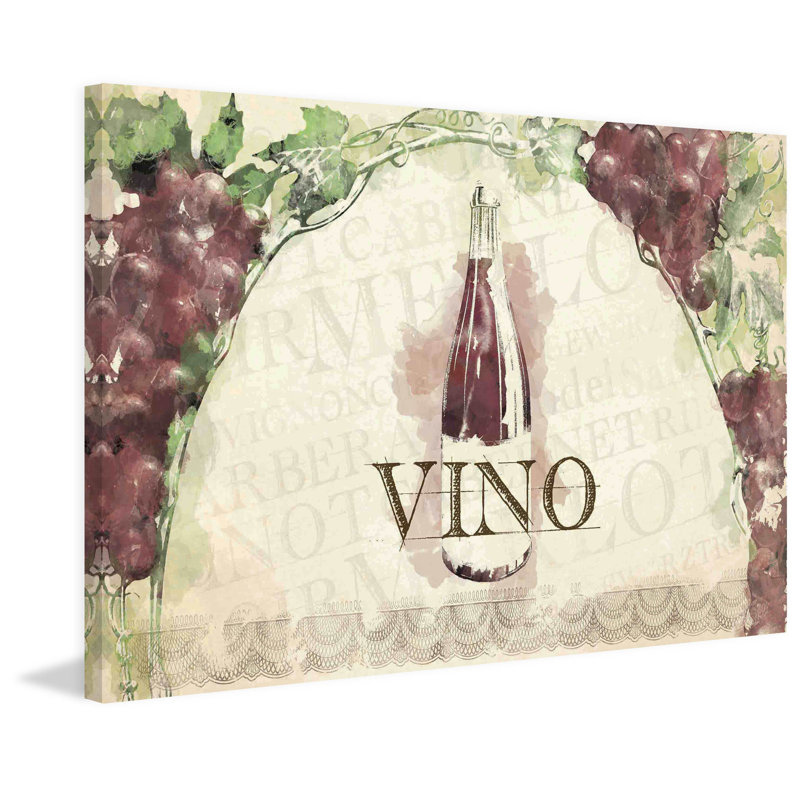 « wine », reproduction d’art sur toile tendue, 20 po x 30 p