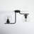 Beecher Glass Semi Flush Mount