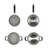Forn-Ok 7 - Piece Non-Stick Aluminum Cookware Set