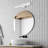 Mario Modern Contemporary 360-Degree Rotatable Iron/Seeded Acrylic Integrated LED Vanity Light-1149900952-1149900953