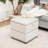 Sierra 18" Wide Tufted Square Ottoman Storage-1833108063