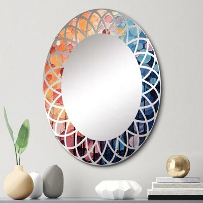 Erondelle - Miroir mural Mid-Century ovale