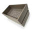 Rectanglar Terrace Planter Short - Brown-658531132