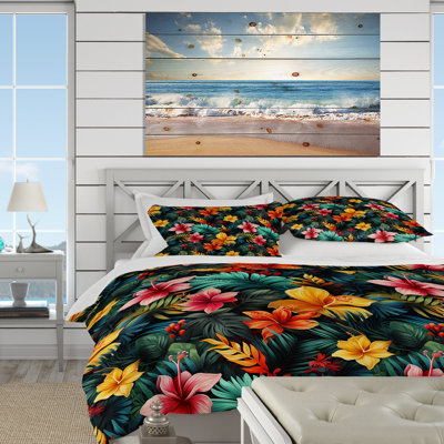 Tropic Dreams Tropical Pattern I Duvet Cover