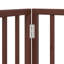 Archie & Oscar Dog Gate With Door Foldable 4 Panels White 320 Cm Poplar Wood-412532668-412532670
