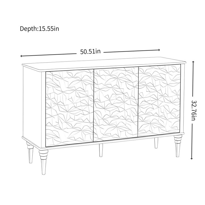 Armoire décorative luxueuse de style américain