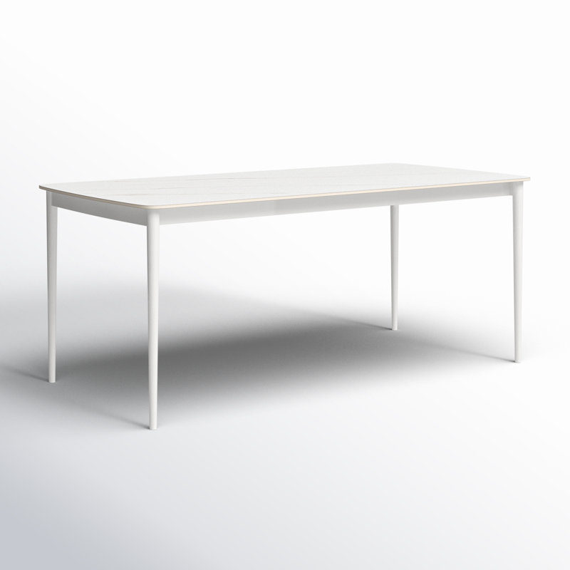 Cadedra Rectangular Concrete Outdoor Dining Table