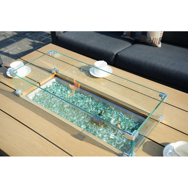 Ensemble de conversation modulaire 9 pièces avec coussins 9 pièces, Brun