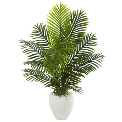 Arbre de palmier artificiel 54" dans un pot de fleurs