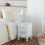 Pratiksha 37cm W Manufactured Wood Bedside Table