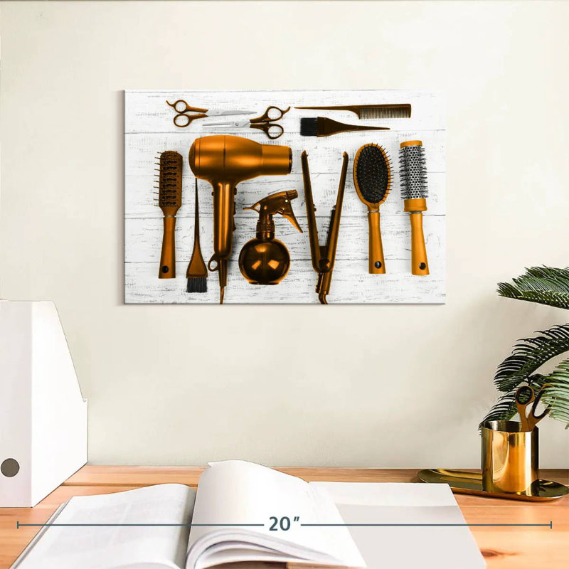 Salon de coiffure Shuttleworth Golden Tools, H 8 po x l 12 po