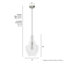 Luminaire suspendu cloche 1 lumière Maple Park-69880522-91299878