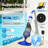 Cordless Handheld Pool Vacuum Cleaner with Telescopic & Extension Poles 9.12ft, 18.5 GPM Suction-110583929