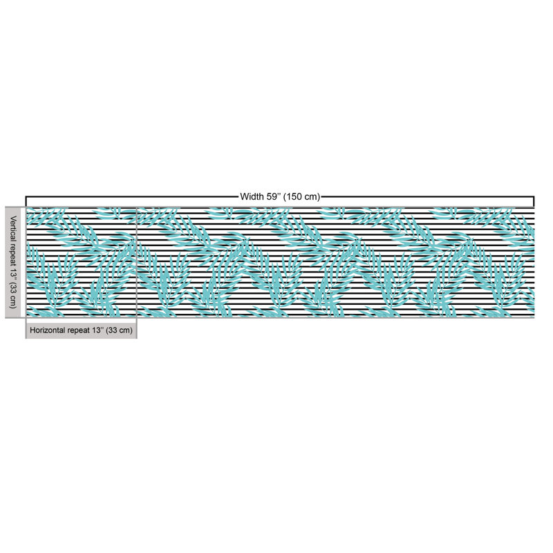 Chardonnae Botanical Leaves Background Hawaiian Multi-Purpose Fabric