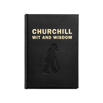 Churchill Wit and Wisdom Leather Bound Book