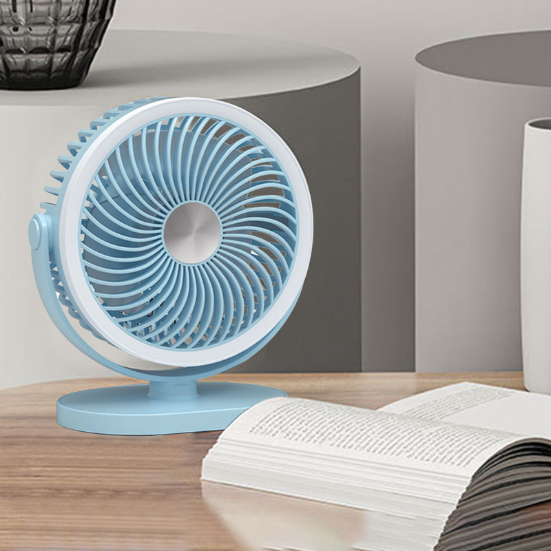 Ventilateur de table USB pour l'extérieur avec lampe de chevet, Kondieu