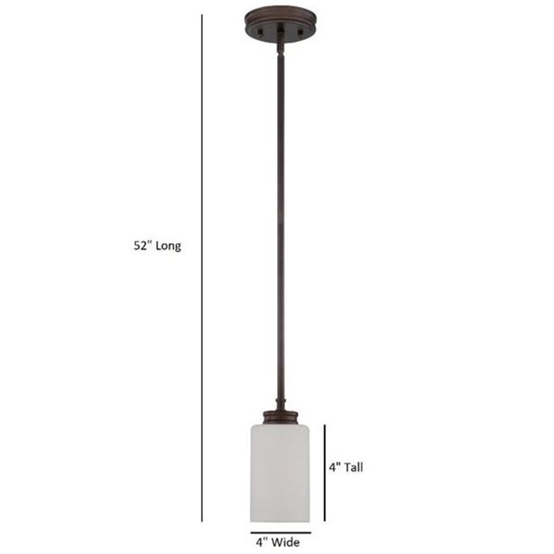 Luminaire suspendu cylindrique simple à 1 lumière Habibatou, Chrome poli