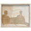 Oliver Gal Shadow of Two Man Minimal Portrait - Luxury Shadowbox Framed Wall Art-1921394624-1921394625