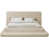Beige Faux Shearling Teddy Fabric