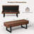 Donne 52'' Wide Leather upholstered Storage Bench-2095878196