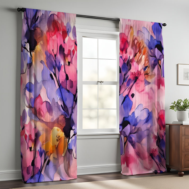Window Curtains, 56" W x 78" L
