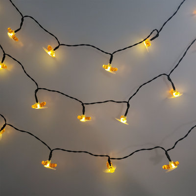 Jonce Solar Powered String Lights with Bee Motif