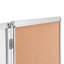 Panneau de liège fermé de 36 po x 24 po avec cadre en aluminium - babillard verrouillable avec porte en acrylique et 2 clés - vitrine murale résistante aux intempéries pour l'école, la maison et le bureau