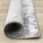 Ishant Washable Grey White Abstract Area Rug-1760335502