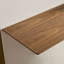 Longueur de la table d'entrée de 47,24 po pour le salon, console étroite avec design bouclé unique, table de canapé en panneau de fibres à densité moyenne de conception moderne pour vestibule, entrée, appartement-1976501818