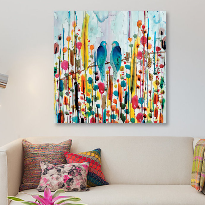 We by Sylvie Demers - Print on Canvas, 45.72 cm H x 45.72 cm W x 1.91 cm D, Wrapped Canvas