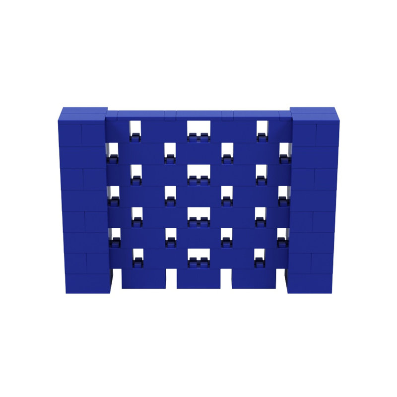 Ensemble mural 4 po de haut Everblock, Bleu, 72"