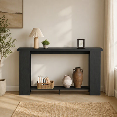 2-Tier Console Table Sofa Table