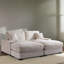 Modular Sectional Sofa, 4 Seater Oversized Sectional Sofa, With 2 Ottoman Bench And 2 Pillows, Modular Sectionals Sofa Couch For Living Room-36557229