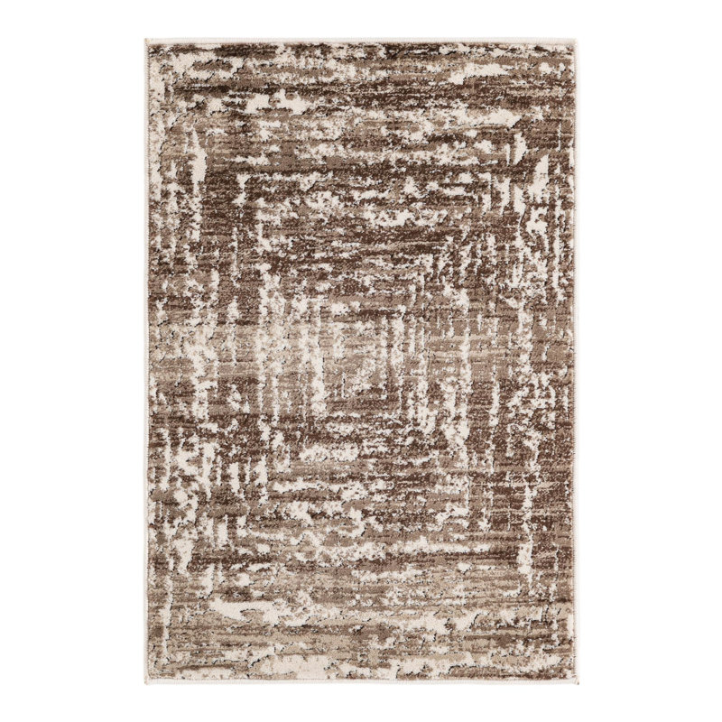 Geometric Indoor Rug, Rectangle 2' x 3'