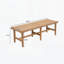 Banc de chambre en bois d'acacia avec siège en similicuir tissé