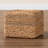 Aadesh Solid Wood Seagrass Accent Stool