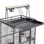 Wrought Iron Rolling Large Parrot Bird Cage