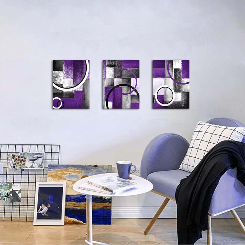 3 Piece Wrapped Canvas Wall Art