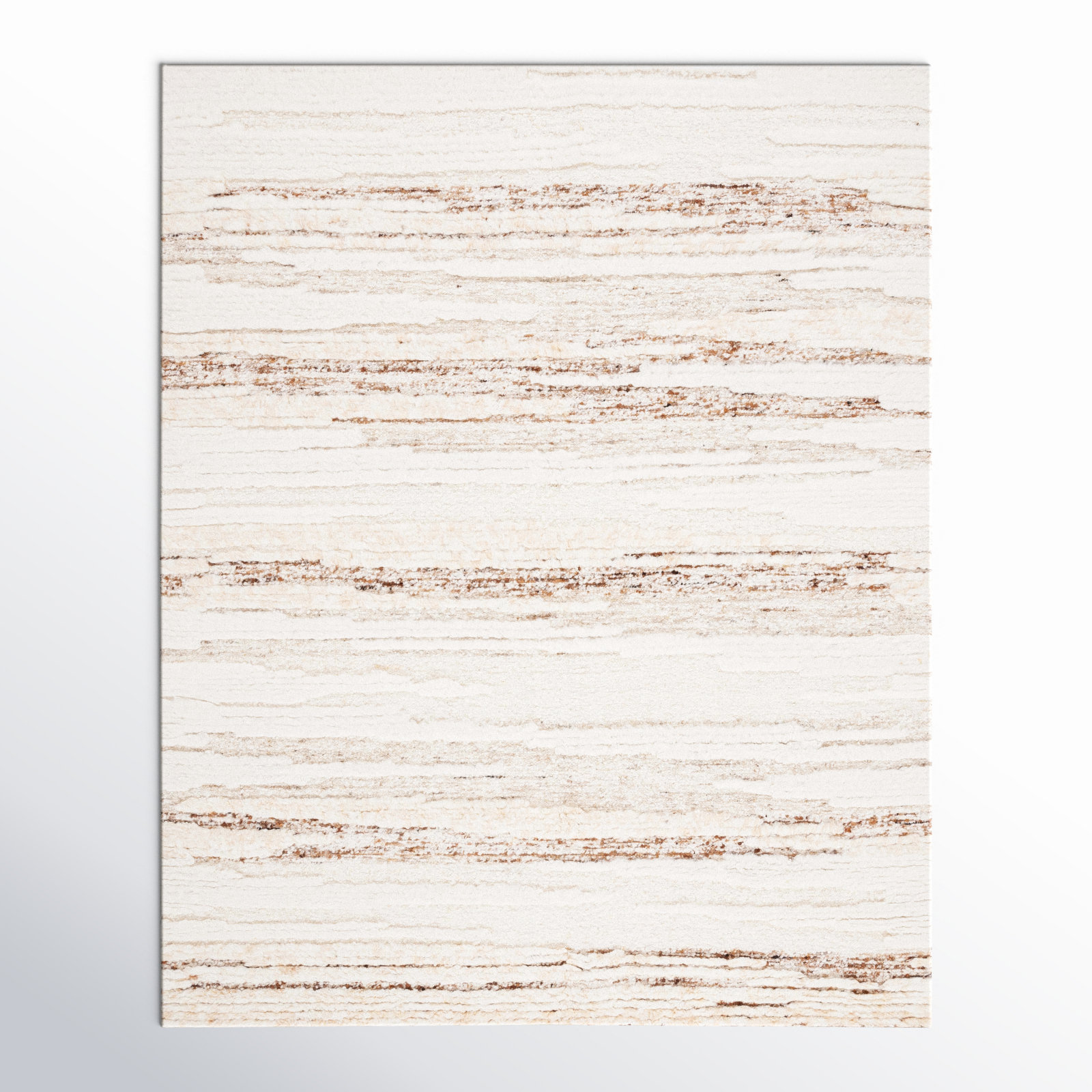 Kaci Hand-Knotted Abstract Rug, Rectangle 8' x 10'