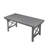 SeeHill HDPE Outdoor Dining Table, 66.9â€ Rectangle Patio Dining Table for 6, All-Weather HDPE Outdoor Table with 2.2â€ Umbrella Hole, HDPE Patio Furniture for Deck, Backyard, Garden, Pool-293519027