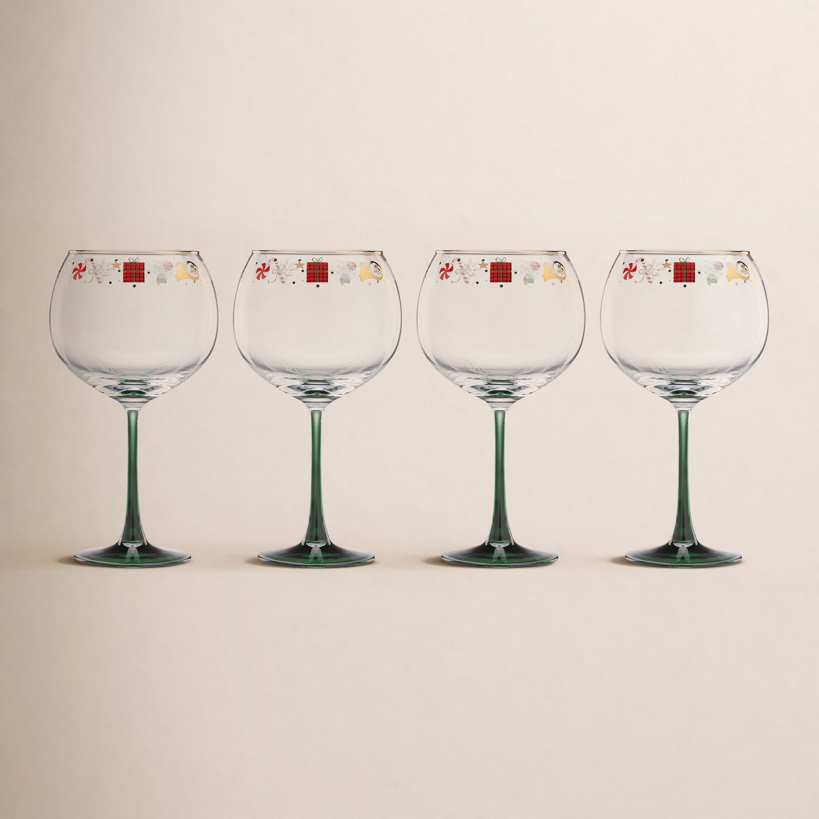 Lenox Nutcracker Ballet Balloon Wine Glasses, Set of 4