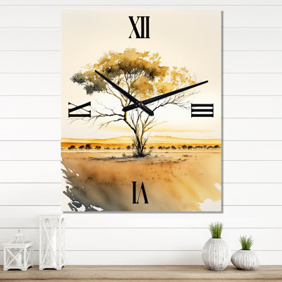 Jefrin - Landscape Forest Wall Clock