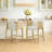 Upholstered Counter Stools with Hand-Woven Rope Arms-773685074
